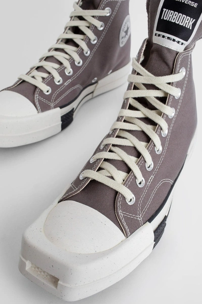 Shop Rick Owens Unisex Grey Sneakers