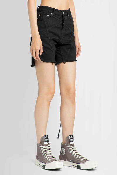 Shop Rick Owens Woman Black Shorts