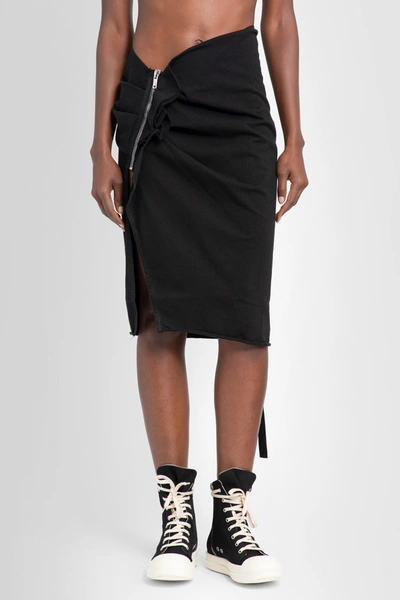 Shop Rick Owens Woman Black Skirts