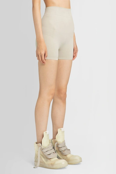 Shop Rick Owens Woman Off-white Shorts