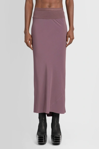 Shop Rick Owens Woman Purple Skirts