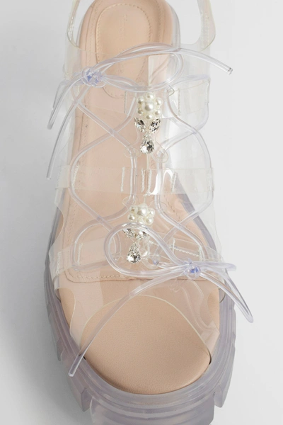 Shop Simone Rocha Woman White Sandals