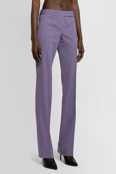 Shop Stella Mccartney Woman Purple Trousers