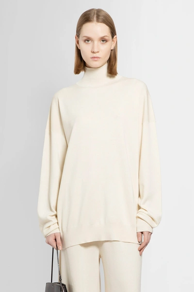Shop The Row Woman Off-white Sweatshirts