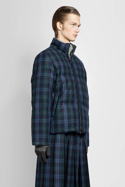 Shop Thom Browne Man Blue Jackets