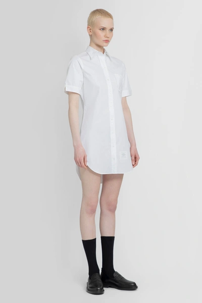 Shop Thom Browne Woman White Dresses