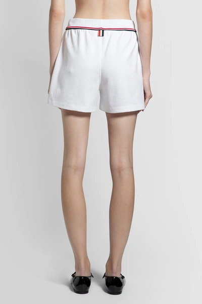 Shop Thom Browne Woman White Shorts