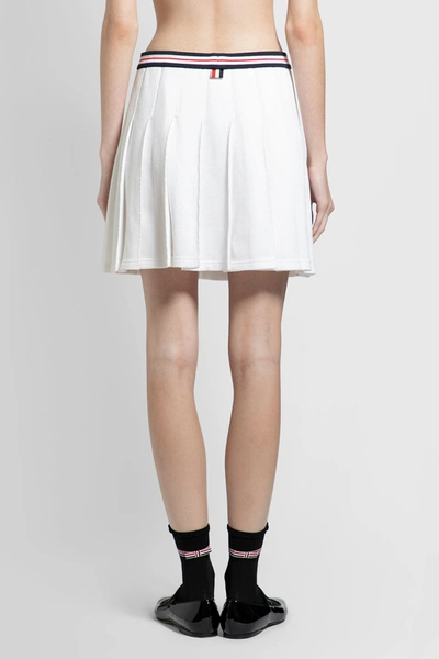 Shop Thom Browne Woman White Skirts