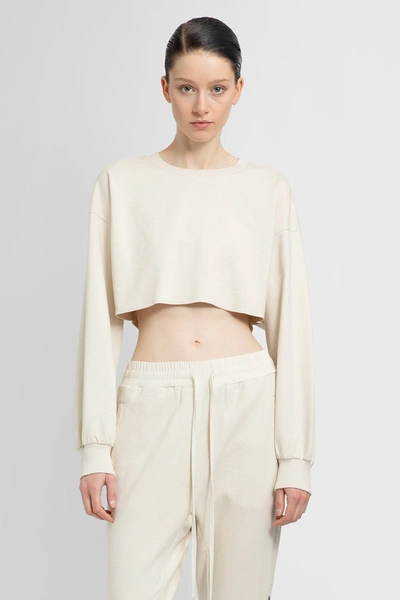 Shop Thom Krom Woman Off-white Sweatshirts