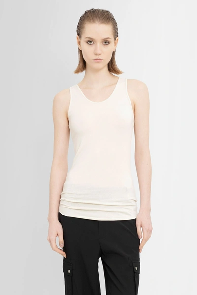 Shop Thom Krom Woman Off-white T-shirts