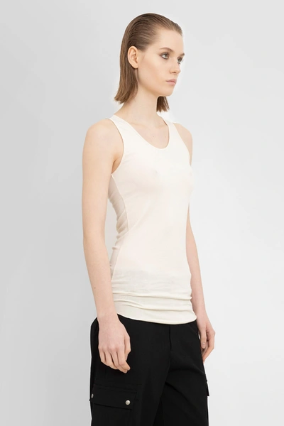 Shop Thom Krom Woman Off-white Tank Tops