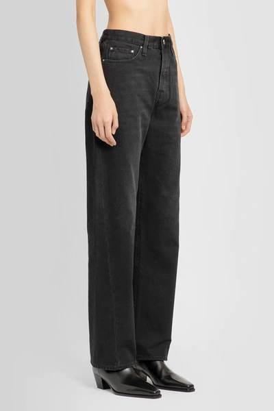 Totême Woman Black Jeans In Black