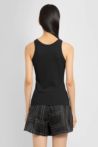 Totême Toteme Curved Rib Tank Top In Black