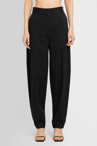 Shop Totême Woman Black Trousers