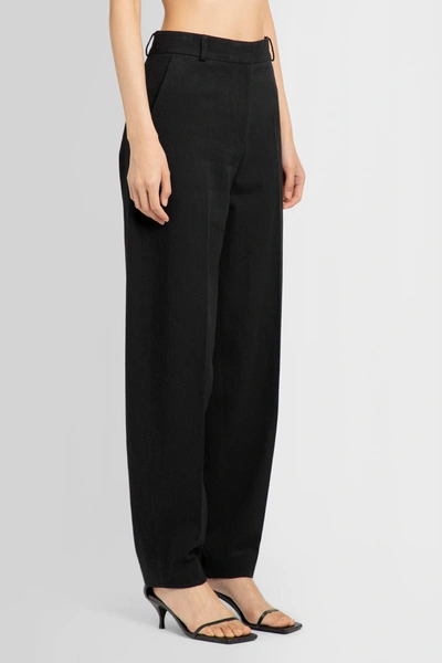 Shop Totême Woman Black Trousers