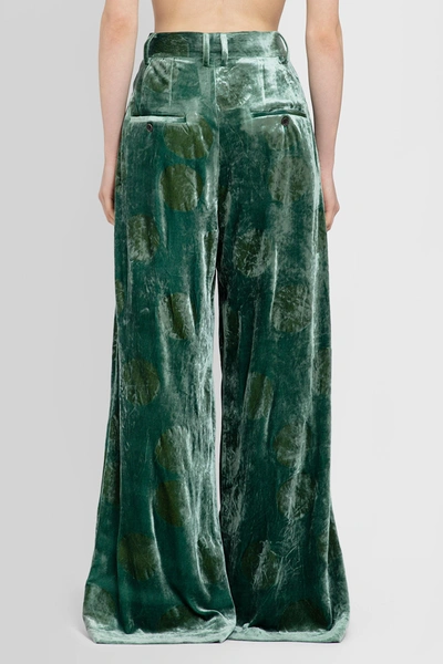 Shop Uma Wang Woman Green Trousers