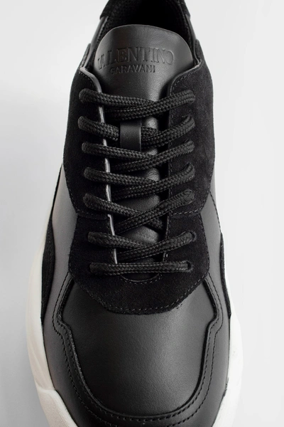 Shop Valentino Man Black Sneakers