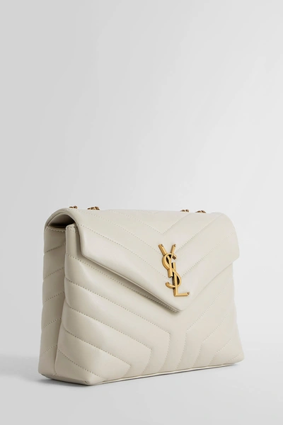 Shop Saint Laurent Woman White Shoulder Bags