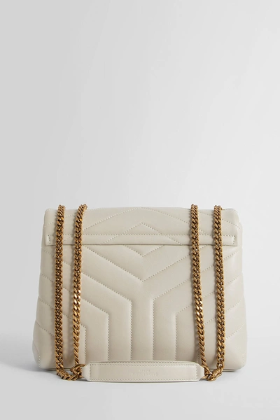 Shop Saint Laurent Woman White Shoulder Bags