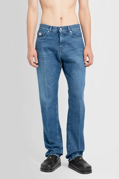 Shop Versace Man Blue Jeans