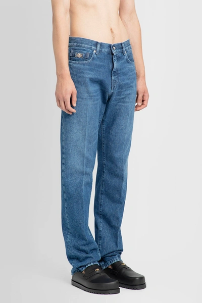 Shop Versace Man Blue Jeans