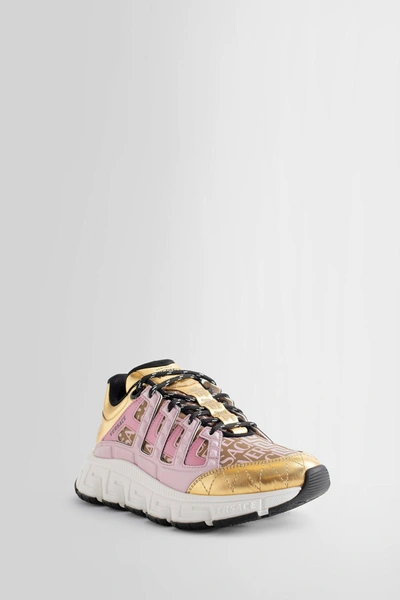 Shop Versace Woman Multicolor Sneakers