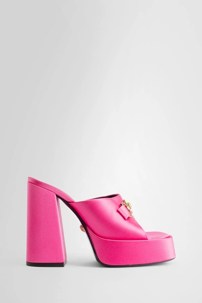 Shop Versace Woman Pink Sandals