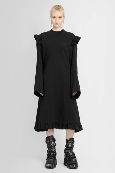 Shop Vetements Woman Black Dresses