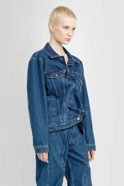 Shop Y/project Woman Blue Jackets