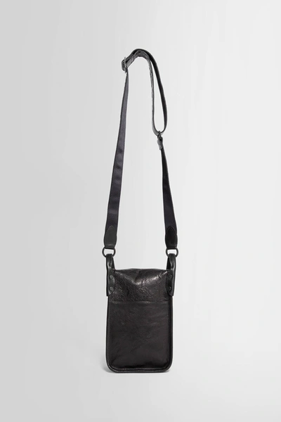 Shop Yohji Yamamoto Man Black Shoulder Bags