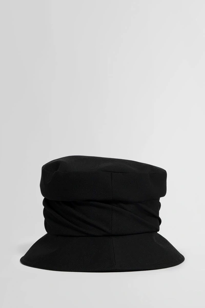 Shop Yohji Yamamoto Woman Black Hats