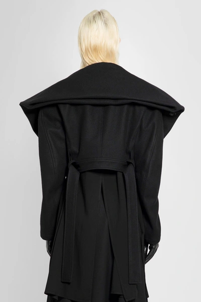 Shop Yohji Yamamoto Woman Black Jackets