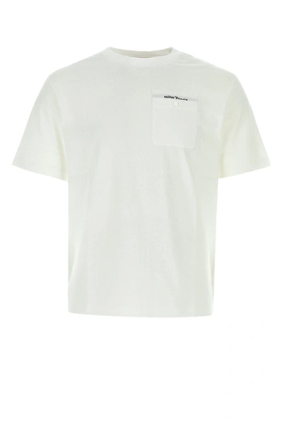 Shop Palm Angels T-shirt In Whiteoff