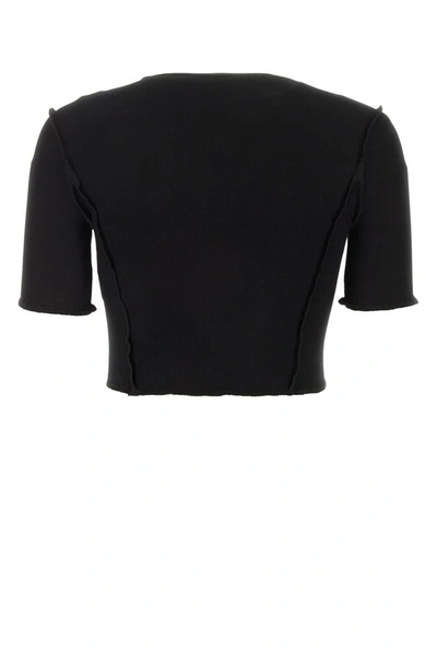 Shop Palm Angels T-shirt In Blackoff