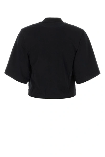 Shop Palm Angels T-shirt In Blackwhit