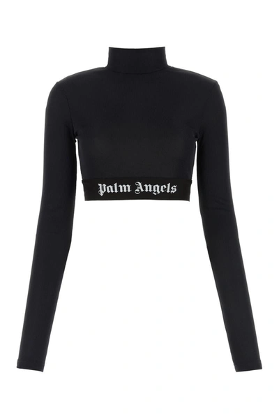 Shop Palm Angels T-shirt In Navyblue