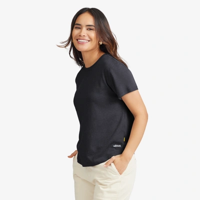 Shop Allbirds Women's Soft Merino Tee In Black