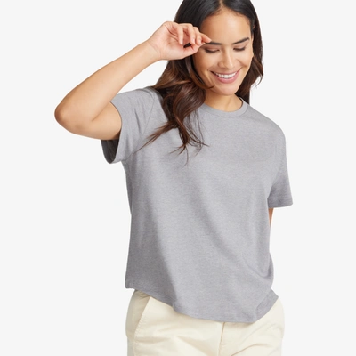 Shop Allbirds Women's Soft Merino Tee In Medium Grey