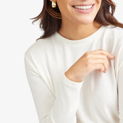 Allbirds Women's Soft Merino Long Sleeve Tee In White