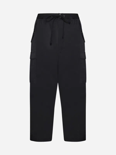Shop Junya Watanabe Nylon Cargo Pants In Black