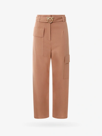 Shop Pinko Trouser In Brown