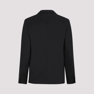 Shop Off-white Strap Relax Jacket In Black