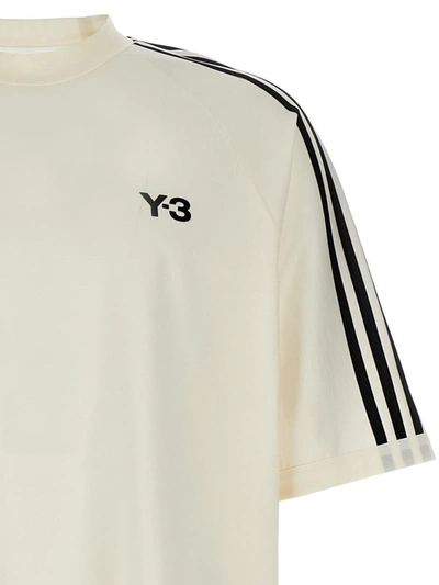 Shop Y-3 '3s' T-shirt In White/black