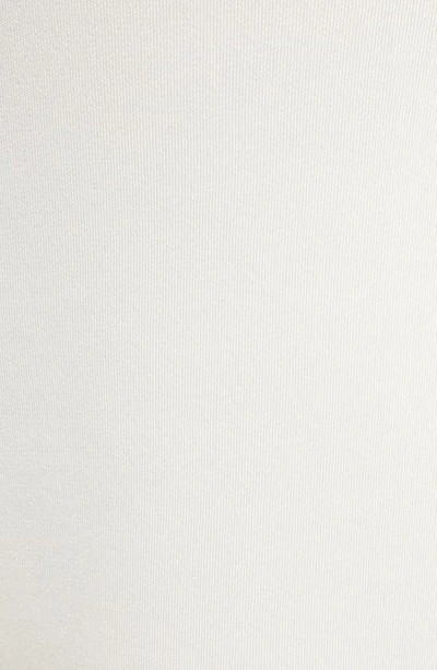 Saint Laurent Rib Pencil Skirt In Naturel