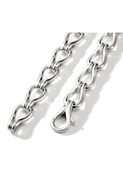 John Hardy Surf Link Sterling-silver Necklace In Silver