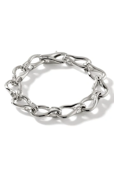 Shop John Hardy Surf Link Bracelet In Silver