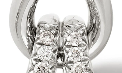 John Hardy Women's Surf Sterling Silver & Diamond Drop Link Earrings In Silver