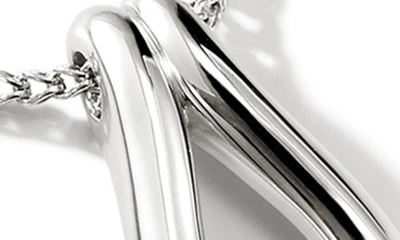 John Hardy Surf Pendant Necklace In Silver