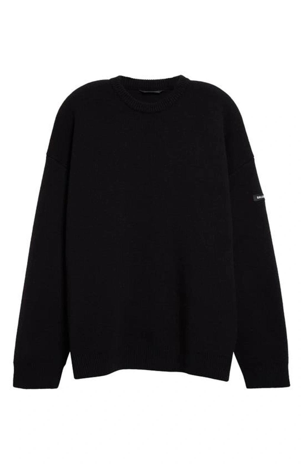 Balenciaga Black Wool Sweater Knitted Garment In Blue | ModeSens