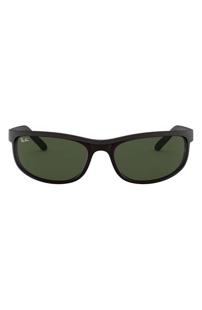 Shop Ray Ban Pillow Oversize 62mm Sunglasses In Matte Black